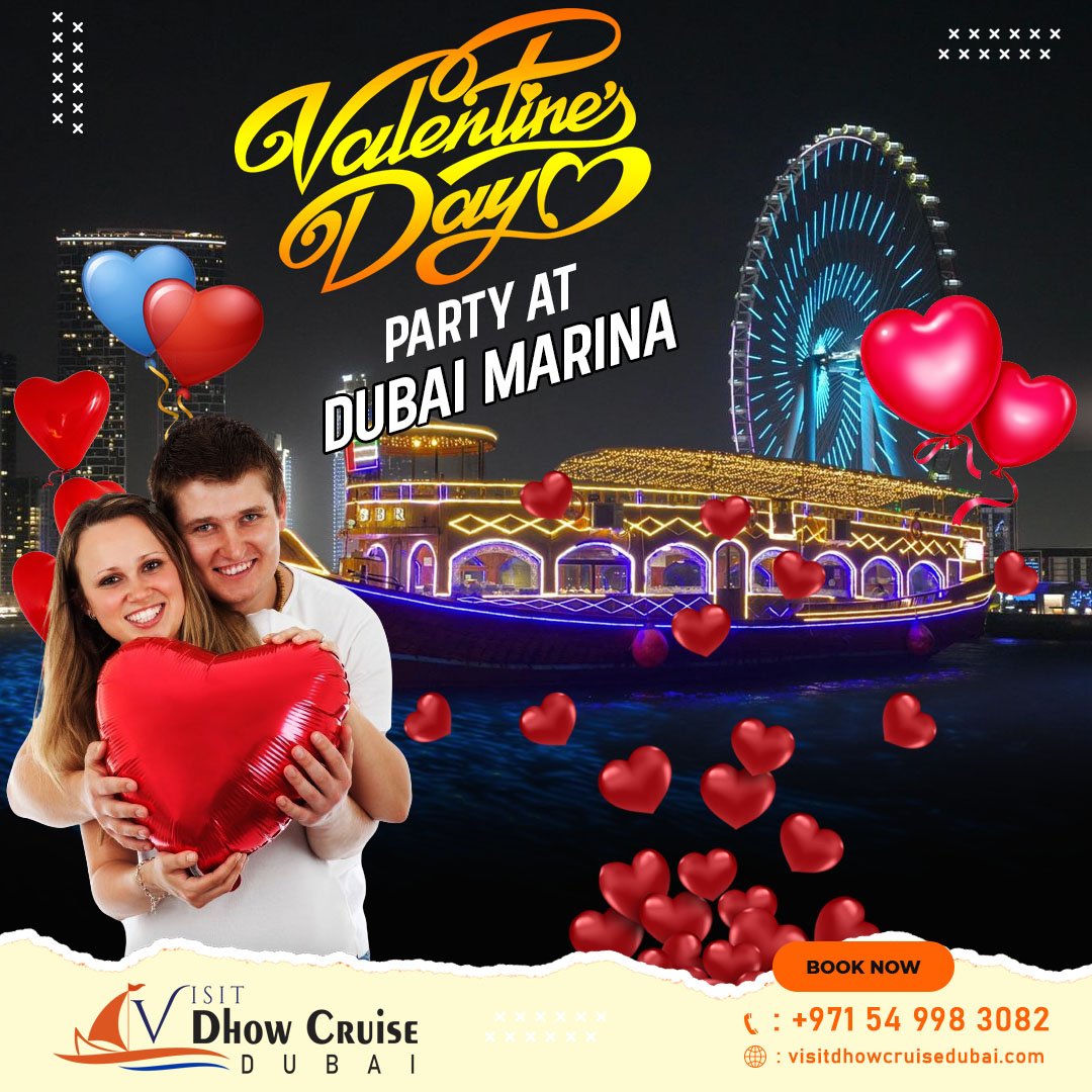 Valentine's yacht party: Ocean breeze, sparkling wine, starlit sky, dancing souls, eternal love, unforgettable celebration.
.
visitdhowcruisedubai.com/dhow-cruise-du…
.
#Dubai2024 #dubaitours #yachtpartydubai #dubaiyachtclub #DubaiYachting #valentine2024 #dubaivalentines #visitdhowcruisedubai