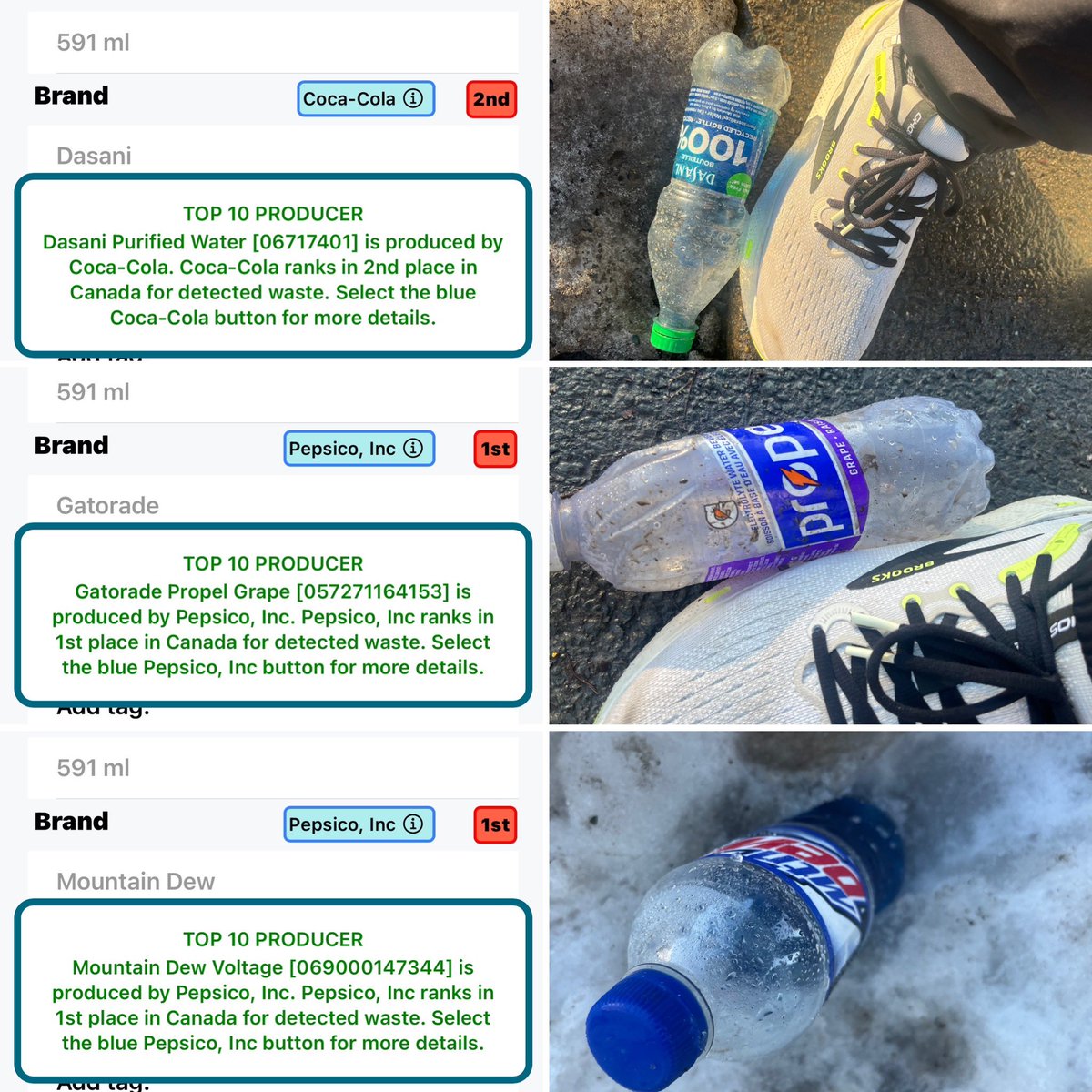 ModouHub's tweet image. The @AerobicsFirst #SundayRunday with a little plastics+ plog along the way. #WorldLitterRun @litterati @BNMarathon @wastebase @PepsiCo @PepsiCanada @CocaCola @BrooksRunningCA #GhostMax @wayeoflife @brooksrunning @DivertNS @TimothyHalman @TonyMancini_NS #EPR #ExPR @bltrunners