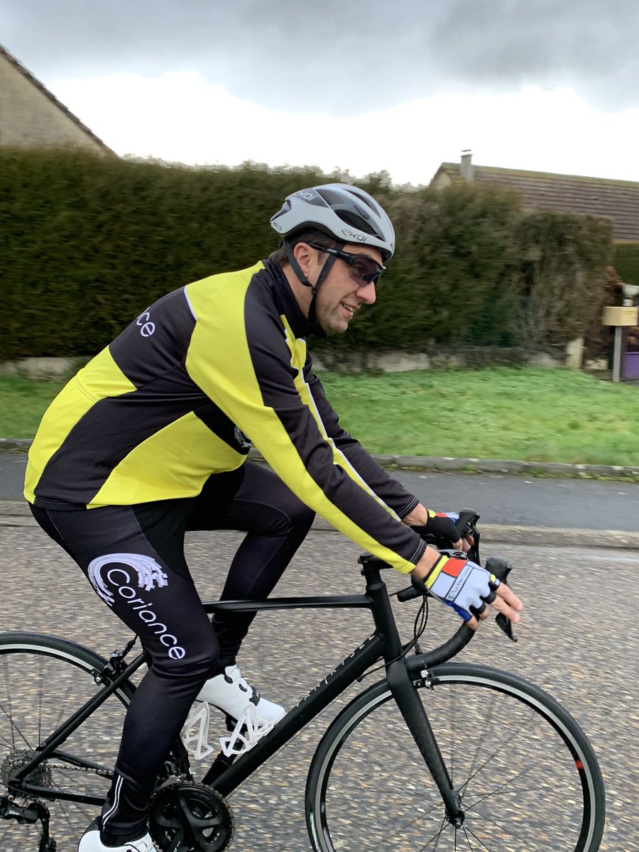 manrygreg's tweet image. A M-2, Première sortie pour tester ma nouvelle tenue @Groupe_Coriance en vue du @Paris_RoubaixCh !