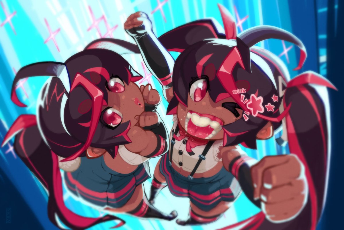 TonyFarronhart's tweet photo. Yay!!! Twin Star Flash!!
Fali's unhinged spirit unleashed!!! A little bit of Meli's timid spirit, too, for good measure.
#originalcharacterart #メスガキ #elf #lolii #furryfemboy #animegirl #ocart https://t.co/AOBvfxzLak