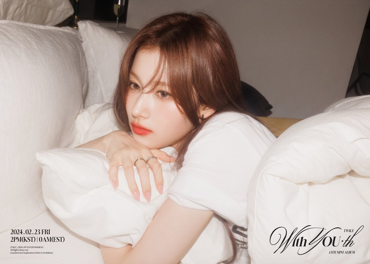 TWICE 13TH MINI ALBUM “With YOU-th” 🥂 Concept Photo #SANA #사나 🎵 𝐷𝑜𝑤𝑛𝑙𝑜𝑎𝑑 𝐼 𝐺𝑂𝑇 𝑌𝑂𝑈 ✨ TWICE.lnk.to/IGOTYOUDownload +*:ꔫ:* 𝐿𝑖𝑠𝑡𝑒𝑛 𝐼 𝐺𝑂𝑇 𝑌𝑂𝑈 *:ꔫ:*+ TWICE.lnk.to/IGOTYOU +*:ꔫ:* 𝑊𝑖𝑡ℎ 𝑌𝑂𝑈-𝑡ℎ *:ꔫ:*+ 𝑃𝑟𝑒-𝑆𝑎𝑣𝑒 & 𝑃𝑟𝑒-𝑂𝑟𝑑𝑒𝑟…