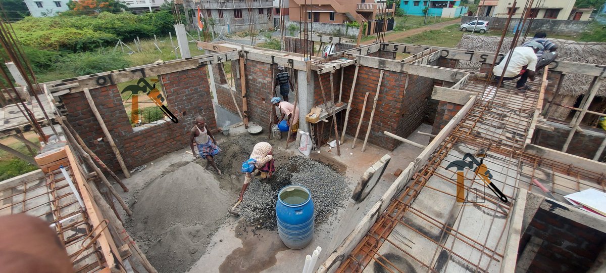 RobustRenovator's tweet photo. #2bhk #construction in #vandalur #marking #excavation #rcc #foundation #beam #column #brick  #concrete #button marking #plastering #plumbing #electrical #tiles #windows #doors #painting #polishing #new #happy #client #nocompromise on quality
#customersatisfaction https://t.co/21uncao2r8