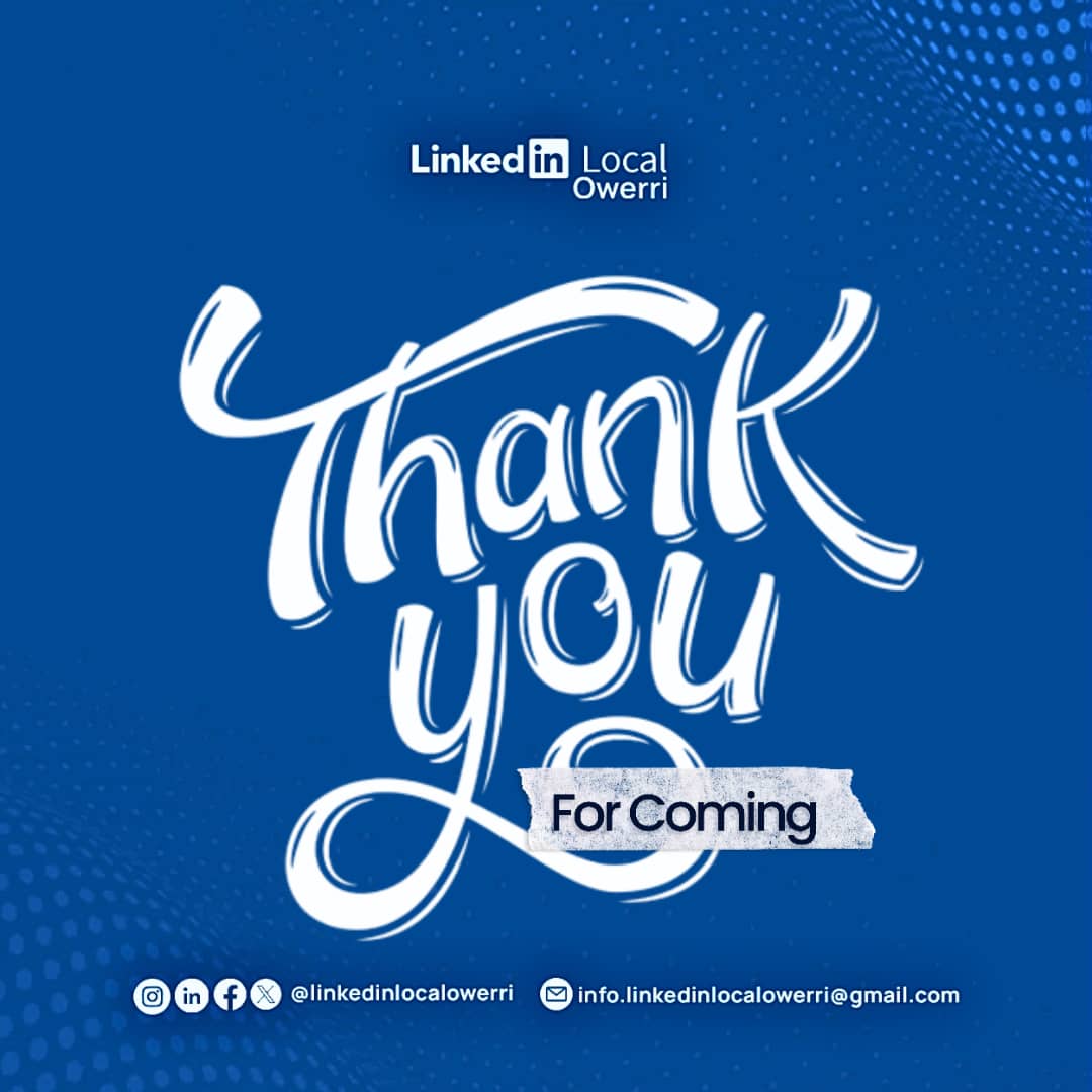 NobleExchange1's tweet photo. Celebrating the Success of the inaugural @linkedinlocalo event in Owerri  ⭐💙

I'm thrilled to share the success of #LinkedInLocalOwerri , even though I couldn't be there in person. The dedication and hard work of our team made it possible to achieve such remarkable results. https://t.co/U6jLc6kXOH