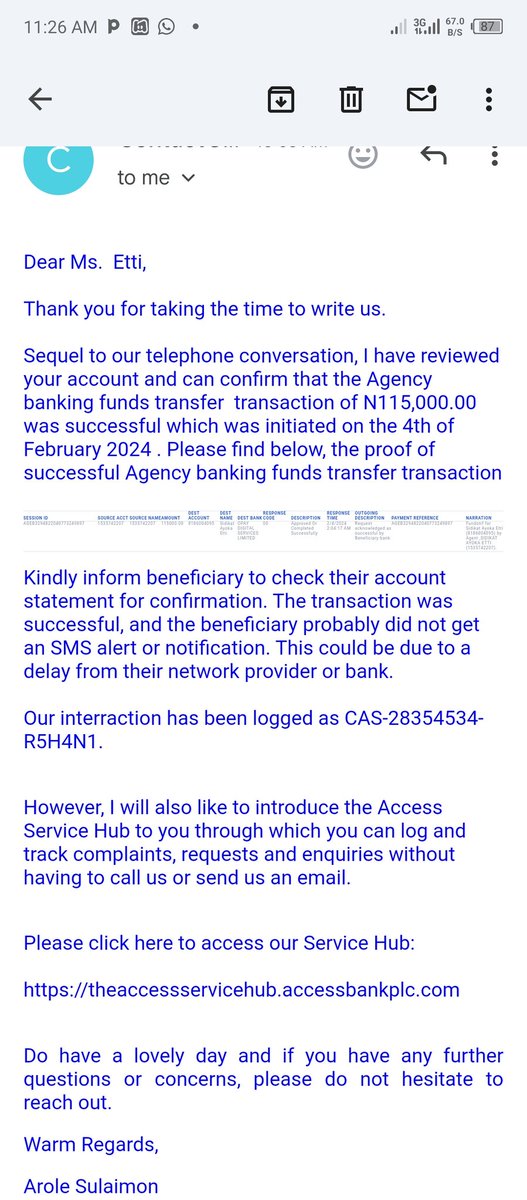 Siddick04's tweet photo. @OPay_NG Good evening
I transferred #115000 from my Access Bank to my Opay account on the 4th of February 2024, the transaction was successful on Access Bank app, it was pending on Opay but later failed. https://t.co/HpGm1DiSOH