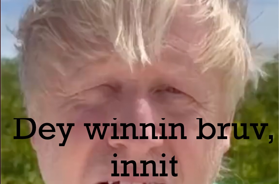 Boris Johnson eats too many butterscotch fingers to keep up with new propaganda lingo 
open.substack.com/pub/bravenewpo…