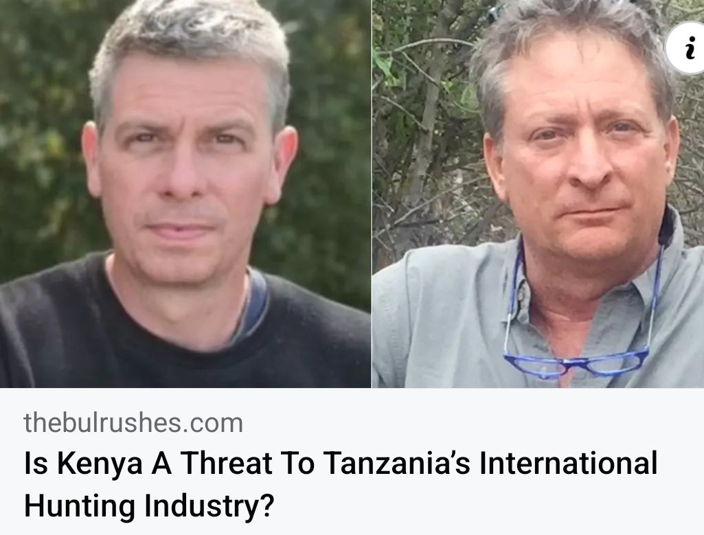 CWitvrouwen's tweet photo. Still no words of criticism on the killing of the 2 Kenyan super tuskers in Tanzania; only putting the blame on non-hunting Kenya for hurting Tanzanian wildlife policies

Thread https://t.co/ko9zBGRJsn