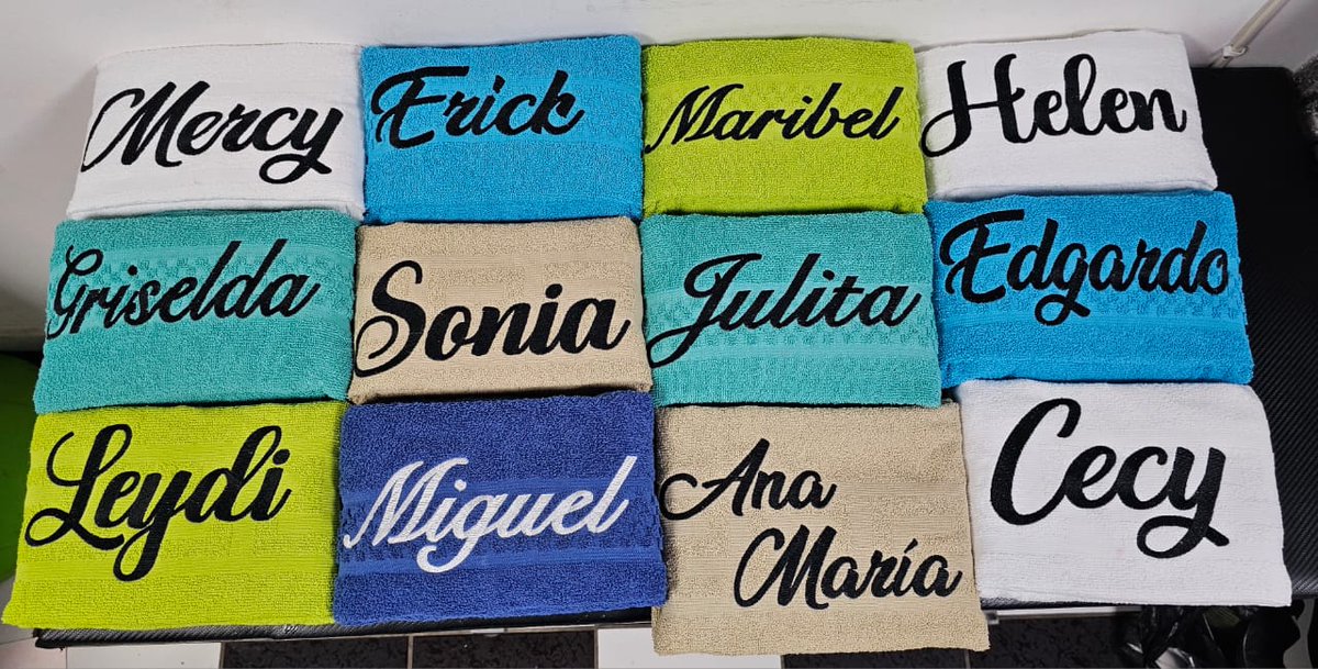 Maggi_Store's tweet photo. Toallas Bordadas perzonalizadas, marca Hilasal 🥳🎁🎉🎈
Diferentes tamaños y precios.
@Maggi_Store #Perzonalizados #Tazas #Jarras #Toallas https://t.co/pbOhycpbuG