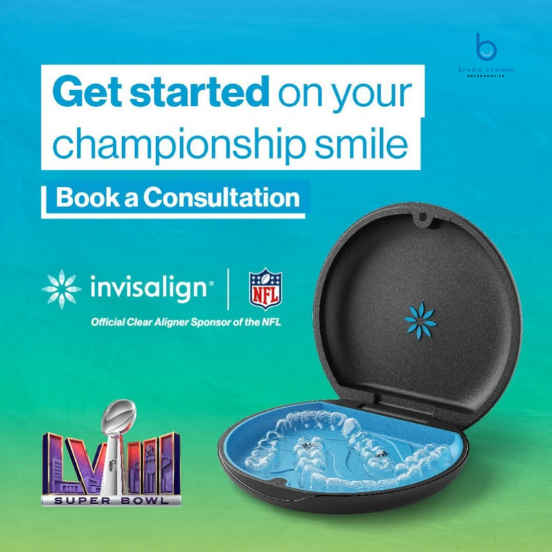 BowmanOrtho's tweet image. 🏈 Only one game remains in the 2023 NFL season! The San Francisco 49ers 🏆 will face off against the reigning Super Bowl champion Kansas City Chiefs 💪 on Sunday at Allegiant Stadium in Las Vegas for Super Bowl LVIII. 😱 Who's excited?! 🙌

#SuperBowlLVIII #InvisalignProvider