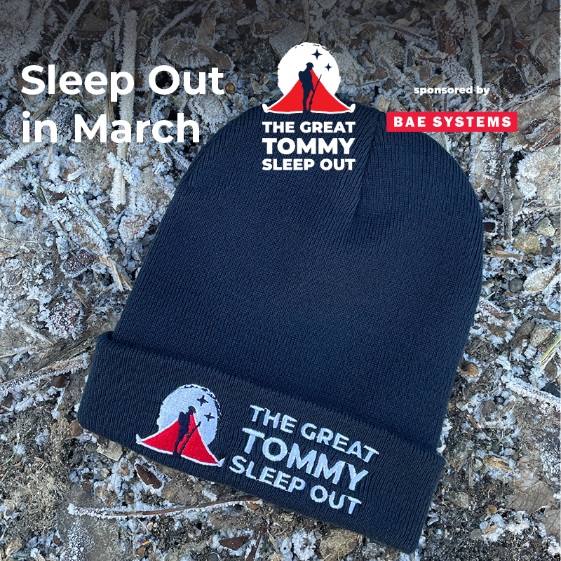 The Great Tommy Sleep Out is the perfect way to support our nation’s heroes. Spend a night under the stars and we will send you your Beanie hat after you receive your first donation. Let’s stand up for those who stood up for us. Sign up today: brnw.ch/21wGSdH