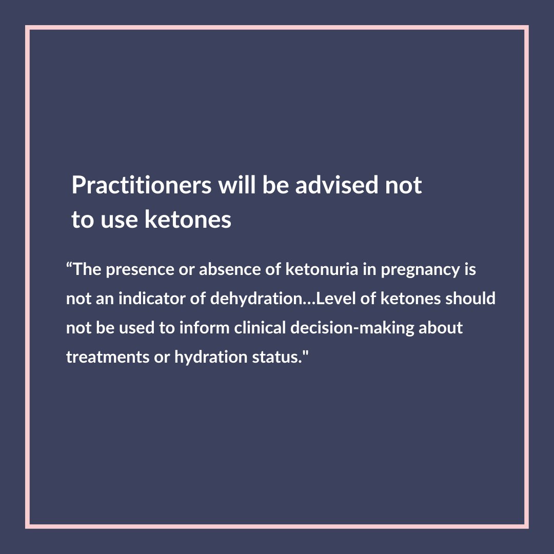 #RCOG2024 Guidelines redefine HG care by dismissing ketones as a reliable dehydration indicator. No longer influencing hospital decisions, the guidelines advocate for assessments using tools like PUQE score &amp; HELP.
#NoMoreKetones