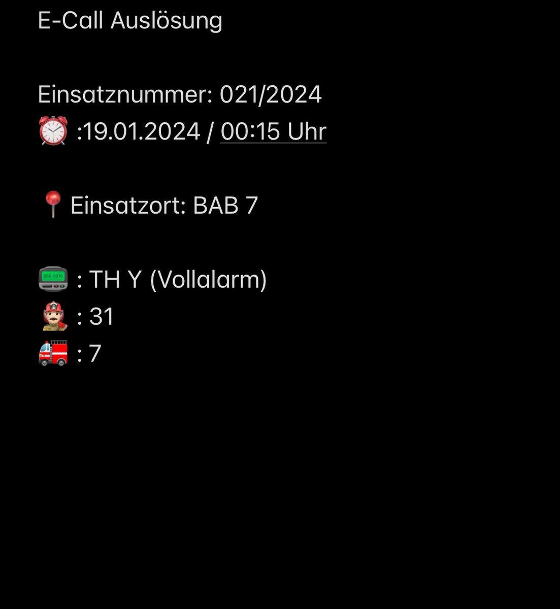 FWQuickborn's tweet image. Einsatz 021/2024