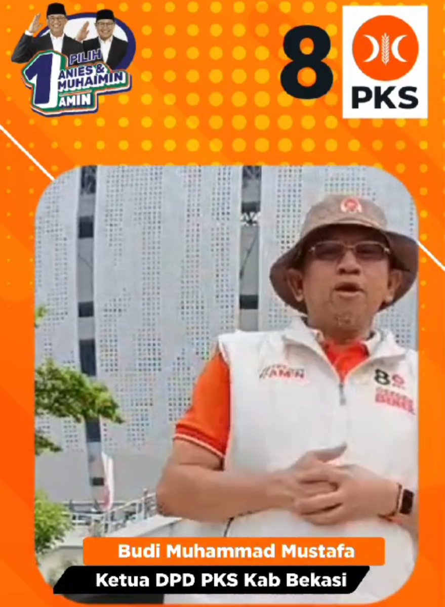 Tutup Masa Kampanye, Budi Muhammad Mustafa Sampaikan Terima Kasih Kepada Anggota dan Simpatisan PKS dlvr.it/T2brW1