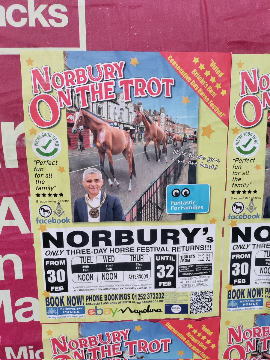 Clockwisesss's tweet image. A number of these have appeared in Streatham, have to appreciate the effort that went into it.