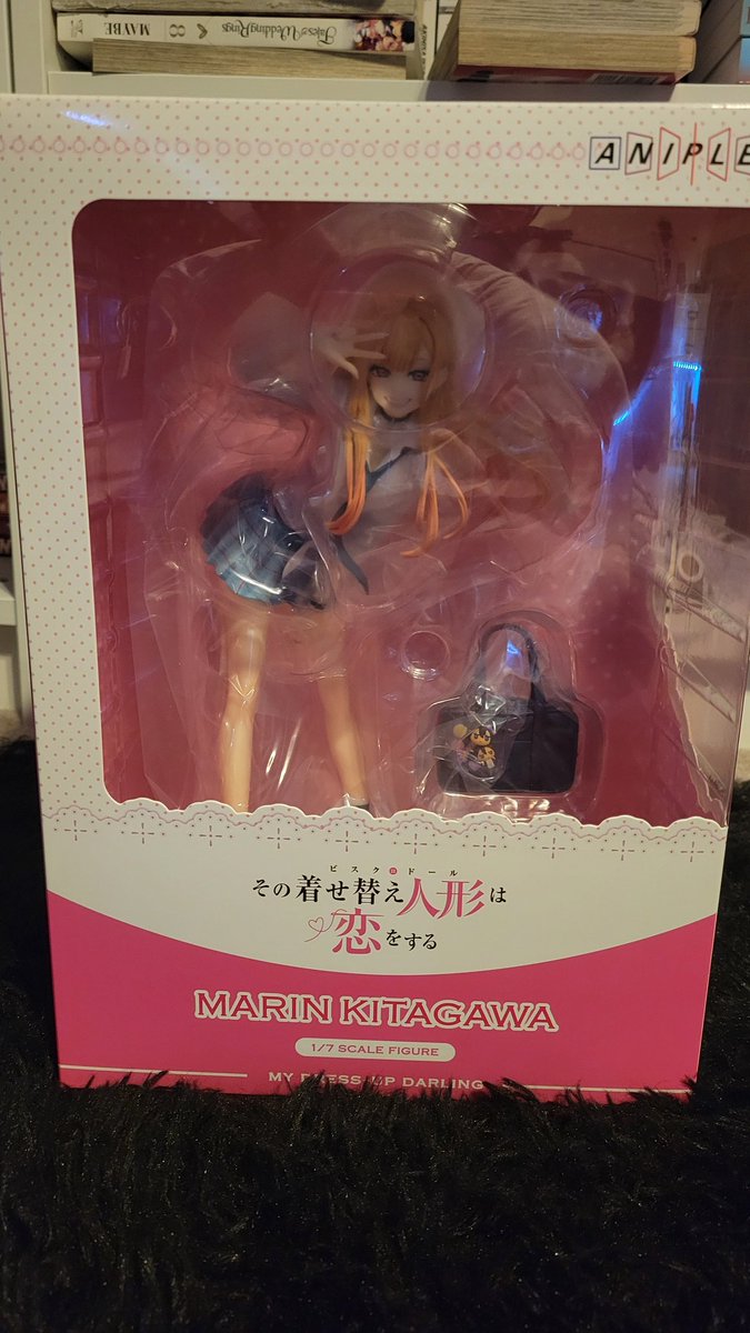I accidentally bought 2 of the same figure. Don't ask how. Anyway I'm giving the still boxed one away. Do the following if you wanna enter the giveaway:

1. Follow me
2. Like &amp; Rt
3. Comment with your favorite image of Marin

This giveaway will last until the end of the month.