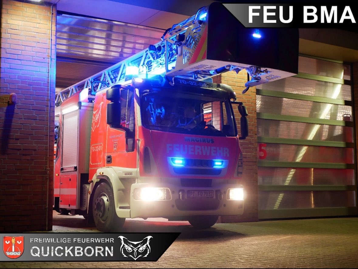 FWQuickborn's tweet image. Einsatz 024/2024