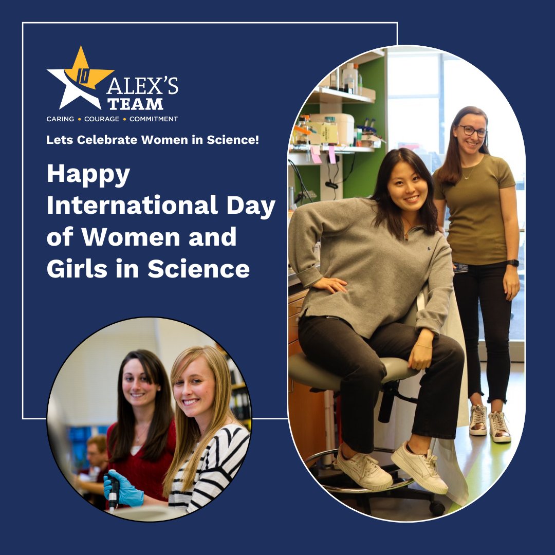 Alexs_Team's tweet photo. Happy International Day of Women and Girls in Science. We are forever thankful for the courage and determination women have put forth to make an impact and create change in science.

#alexsteam #womeninscience #nurses #doctors #science #boston #thankyou https://t.co/y3rW7as4F3