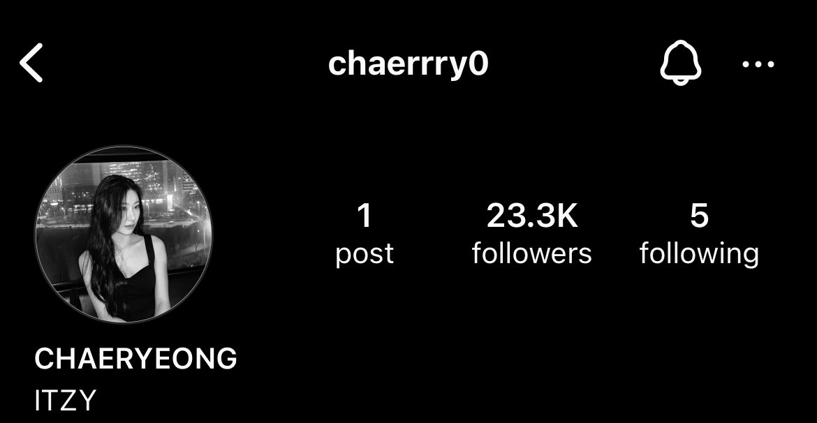 [INFO] #CHAERYEONG has officially opened her personal instagram account. 

Give her a follow, Midzy!

🔗instagram.com/chaerrry0?igsh…

#채령 #있지 #ITZY