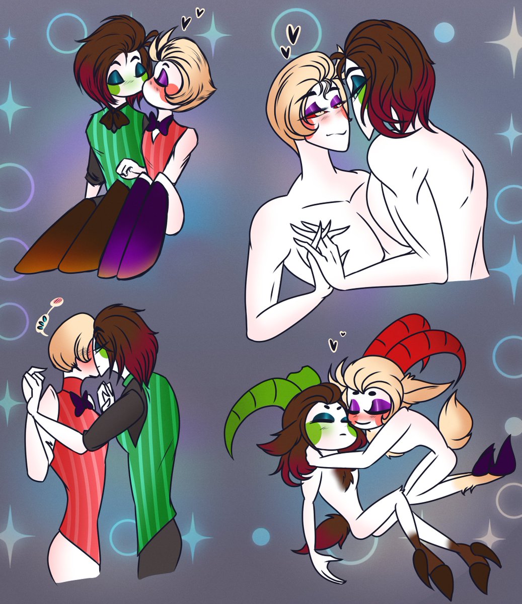 StaticAppleSin's tweet photo. Its almost V-day so Im going to yeet my two apple boys love/hate relationship art over the years cuz I luv them- simple as that! 😤❤️
#refiluci #relu 
#luciexpos #hazbinhotellucifer 

🍏( 1 / 3 ) 🍎 https://t.co/p3Etm1bUO1
