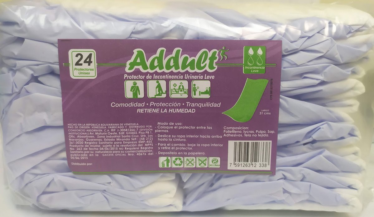 AddultToallas's tweet photo. Protección y seguridad al abundante flujo menstrual, utilizar las Toallas de Incontinencia ADDULT con doble barrera maxima protección y control del flujo Menstrual #Mujeres #Toallas #menstruacion #Venezuela #adolescentes #toallassanitarias buscarlas en Farmacias y Supermercados https://t.co/eJpPwK6n8H