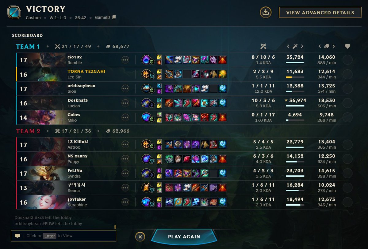 Play-off'a kalırsanız görüşelim. ✋🤗
<a href="/NearSenseEspor/">Near Sense</a>