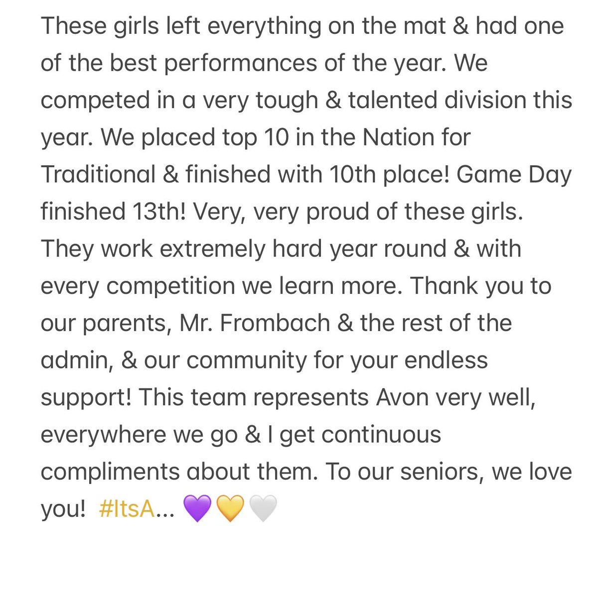 Avon Cheerleading tweet media