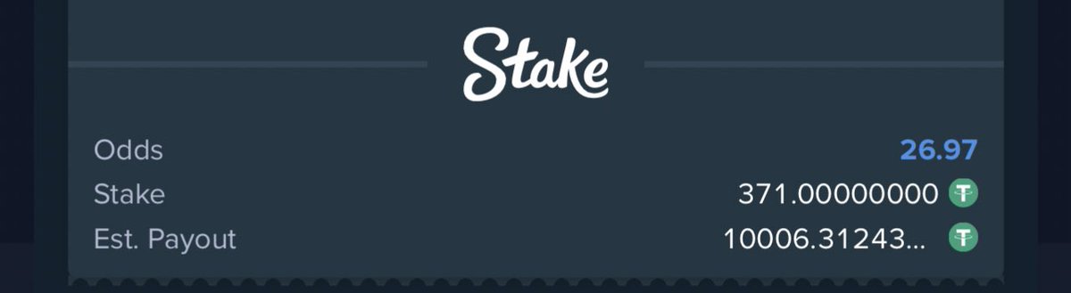 Mrbankstips's tweet photo. 27 odds on Stake 

Register a stake account today via link ▶️ https://t.co/zNIDVi9VVx
Promo code banks 

To win $10k https://t.co/WsituAfdaD

Telegram channel https://t.co/oSwELKoA8R https://t.co/onNA2IpWas

Contact https://t.co/ImeKoLS9kq for Stake funding

Join https://t.co/8EVUEcpEQV

Bet responsibly🔞