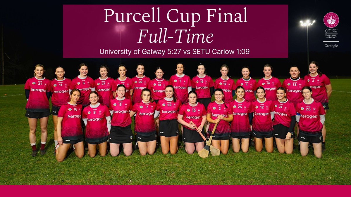 Camogie_OG's tweet photo. PURCELL CUP CHAMPIONS 2024 🏆🏆🏆

We bring home the Purcell Cup for the first time since 2018 💪

What a performance 👏👏👏 https://t.co/ojr67TOT4A