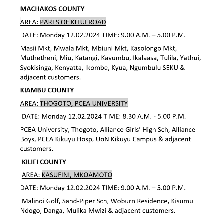 Kenya Power tweet media