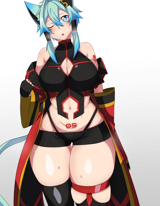 一仕事終えた後の咲子ちゃん 