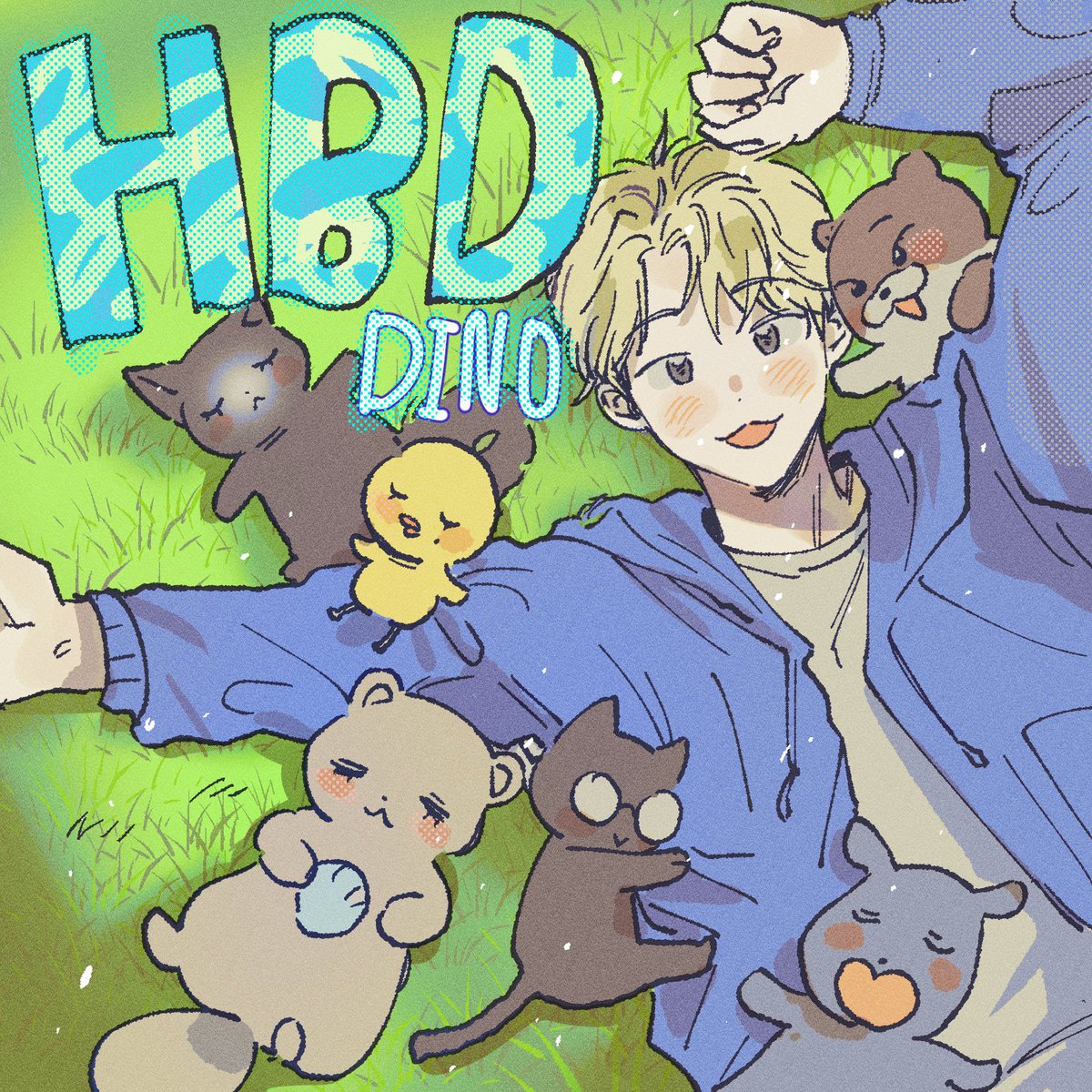 24분 지각... 사랑해 막둥아 
#잠시만_Wait_디노_생일이래 #WAIT_itsDINO_day