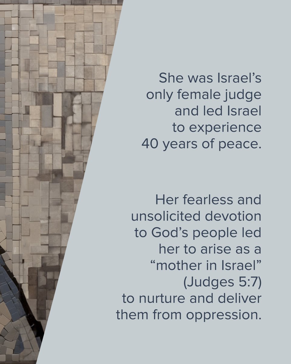 ourdailybread's tweet image. Our courage does not lie in our abilities, but rather in knowing that God will always ultimately provide victory, no matter what we face. We all become strong when we’re moved by God’s Spirit and filled with His strength.

Check out Judges 4 and 5 to learn more about Deborah.