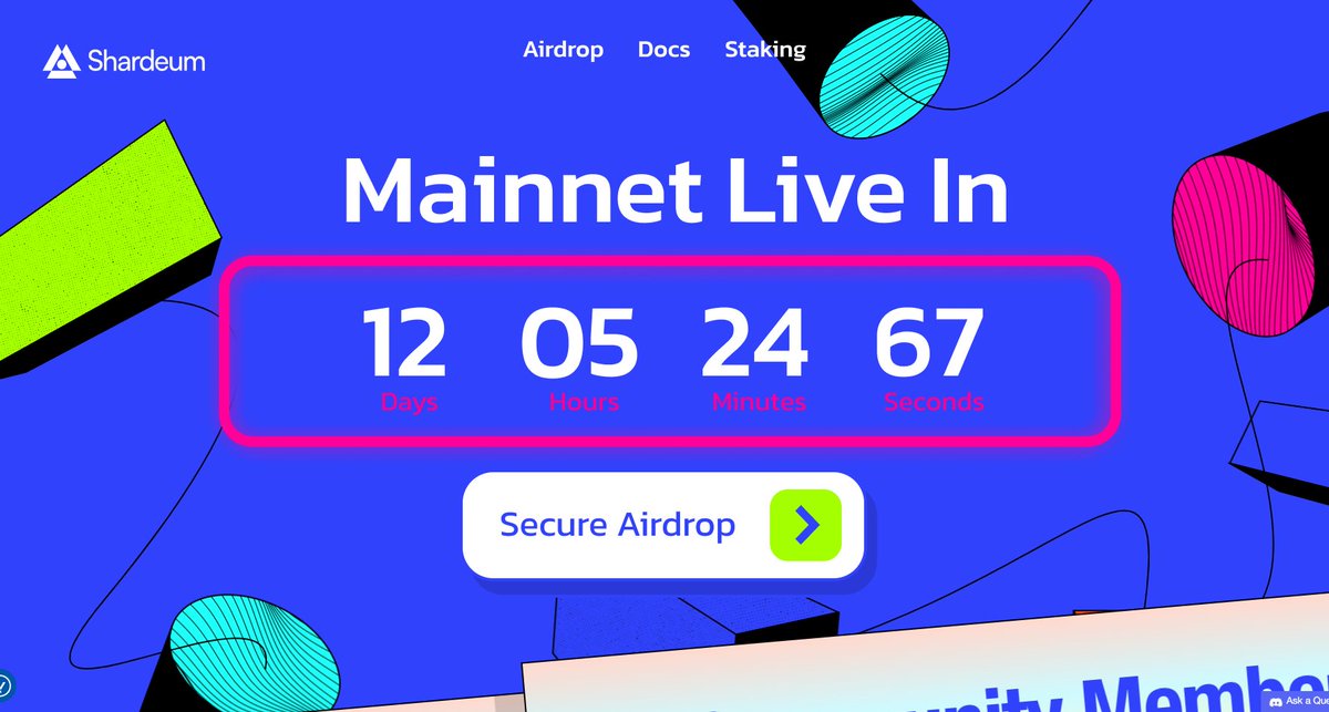 Shardeum airdrop CONFIRMED for Q1 2024!

Secure your FREE airdrop, snapshot NOT taken.

Dive into a step-by-step video guide👇🧵