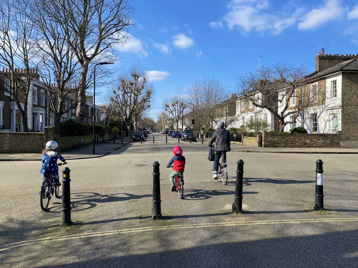 A few simple bollards enable children to be independent and safe