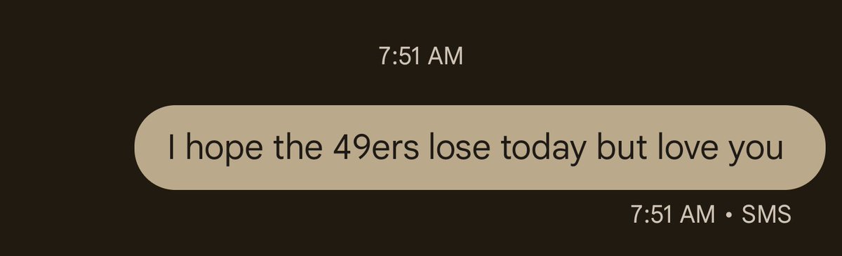 Cute Texts to your dad 😂

#SBVIII #NFL #Niners #Chiefs