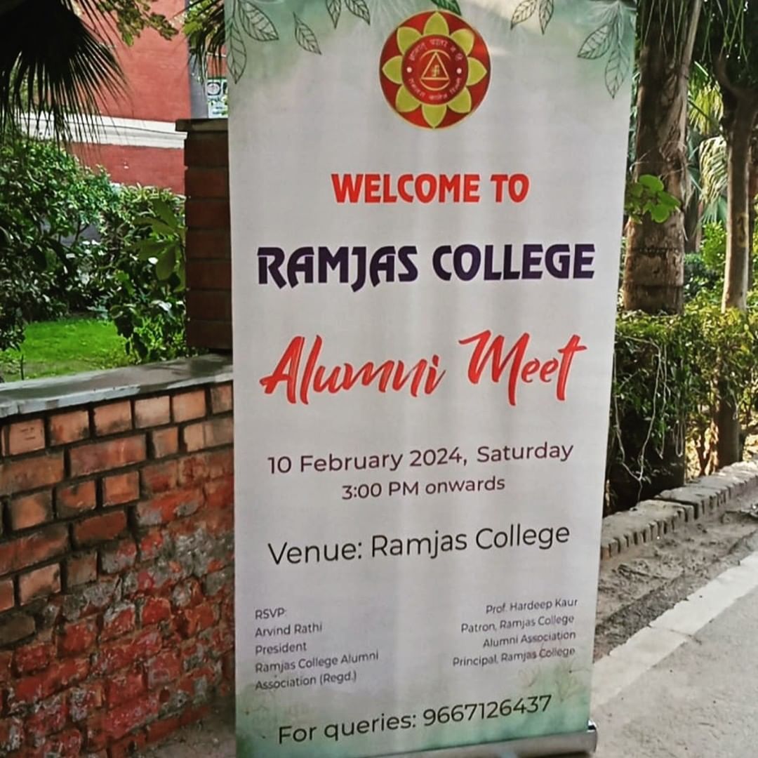 Hail Ramjas, Thank You Ramjas. #Ramjas #RamjasCollege #RamjasCollegeAlumniMeet #DelhiUniversity