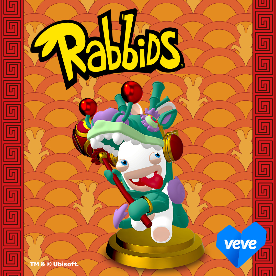 Waitlist is open!

Celebrate the #LunarNewYear with <a href="/RabbidsOfficial/">Rabbids</a>'s Year of the Dragon collectible! 🐲🏮

Drops at 8 AM PT: go.veve.me/3SUDw5m