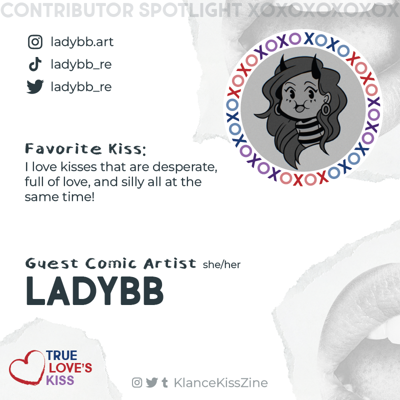 KlanceKissZine's tweet photo. 🌟MEET OUR GUESTS🌟

Hello Klancers! 💋

Please say a warm welcome to our esteemed guests!

Today we present LadyBB @ladybb_re 

Are you ready to be taken on a journey via her incredible art? 😘

xoxo https://t.co/OLDM6x8dmh
