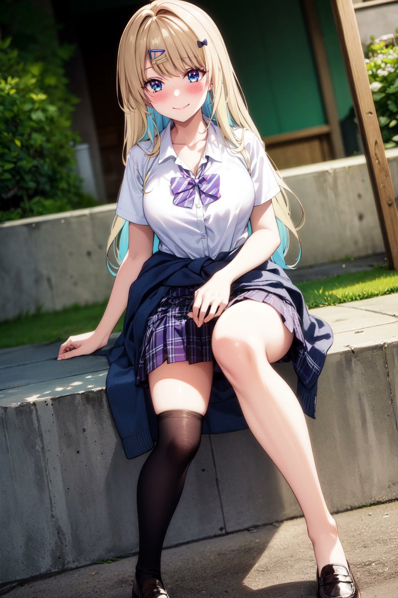aine_rate's tweet photo. キミゼロの白河月愛ちゃん
#StableDiffusion   #高画質 #アート #アニメ #女の子 #美少女 #キミゼロ #白河月愛 #ミニスカ #ギャル #女子校生 https://t.co/BhtYjAxoLS