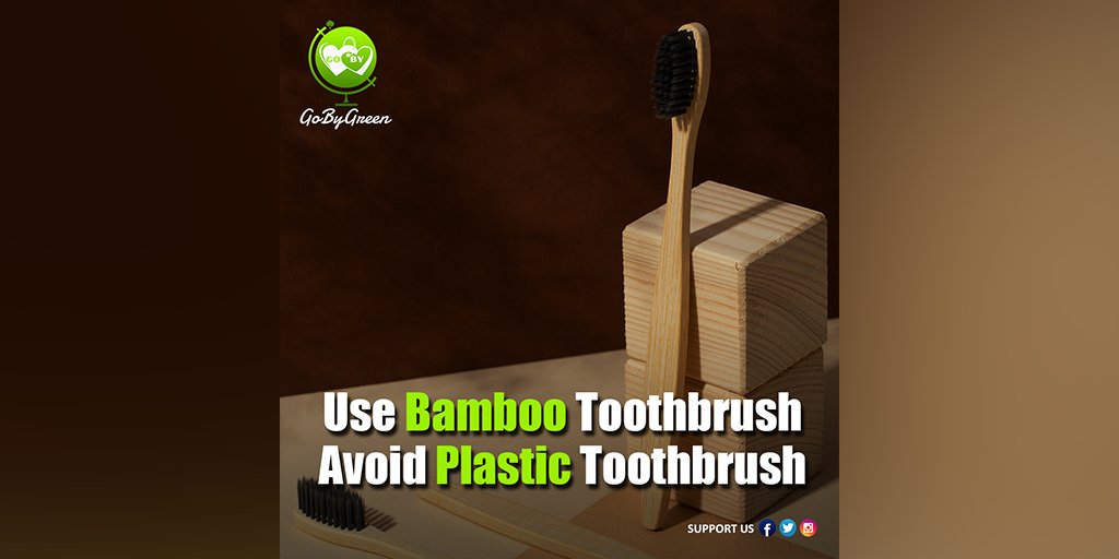 Use #bamboo #toothbrush , Avoid #plastic toothbrush 🪥

#GoByGreen #gobygreenoff #GoByHolidays #gogreen #bambootoothbrush #noplastic #zerowaste #plasticfree #ecofriendly #savetheplanet #sustainable #gogreen #sustainableliving #environment #eco #reuse #nature #climatechange