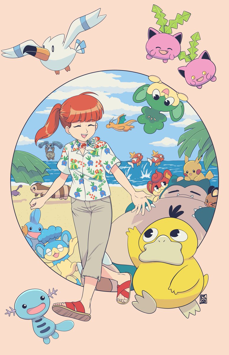 New print of pokemon concierge🌴☀️ #PokemonConcierge