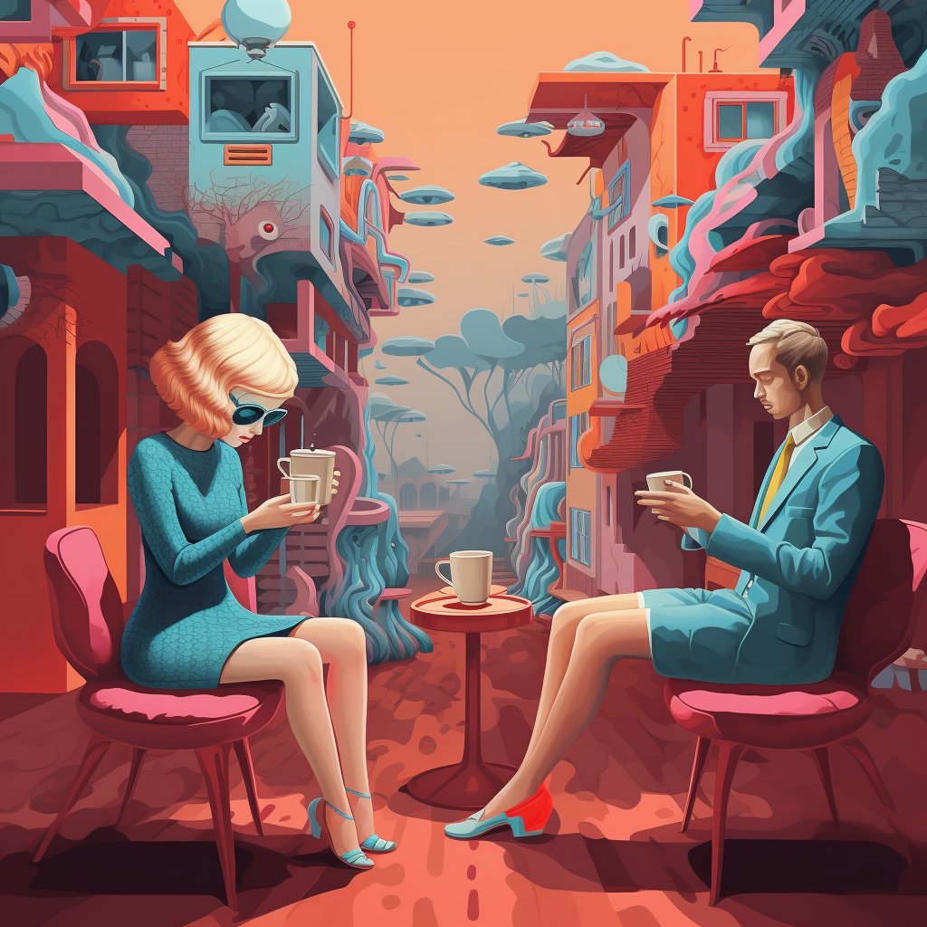 nad_nfts's tweet photo. 🎩"Strange, weird or disproportionate"
Tea time with the 🔵"Surreal"🔵
🔵 1/1 Collection
🔵 @objkt
https://t.co/lrSuhH832O
#NFTCollection #nftcollectors #objkt #tezos #NFTart #nftgallery #SupportEachOthers #weirdNFT #strayNFT https://t.co/XyeIZI5lRn