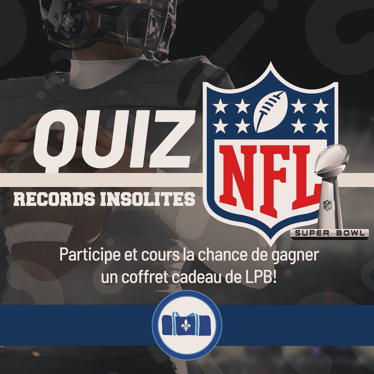 C’est le jour du Super Bowl, viens tester tes connaissances avec tes amis avant le match! Quelle est votre prédiction pour ce soir? 🤔🏈
lapochebleue.com/quiz-records-i…