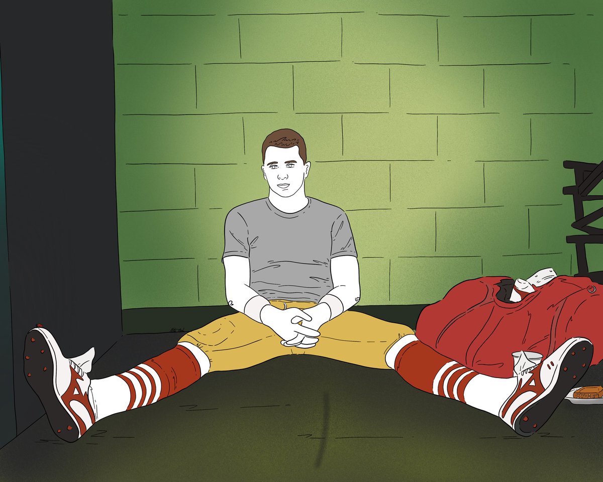 ritaoak_art's tweet photo. Drawing the Niners until we get to the SB: 
Day 155

Moments before the game… inspired by the GOAT, Joe Montana!
Today is the day!!! The Superbowl!!  
Let’s make some history and bring home the #6! 🫡
Sending all good vibes and all the luck! 🍀 
Let’s Go Niners!! ❤️💛 https://t.co/VkK7hrhNei