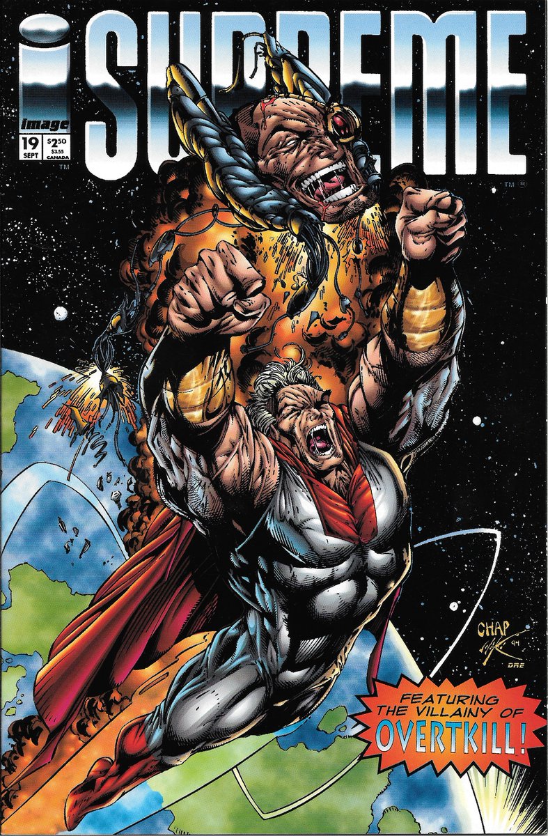 The Supreme Chronicles 937
Cover to Supreme 19
vs OvertKill, a character created by @RobertLiefeld and @Todd_McFarlane
Art by Chap Yaep and @DannyMiki_
#EXTREME #Supreme #RobLiefeld #Image #ImageComics #Youngblood #Liefeld #ChapYaep #OvertKill #OverKill #ToddMcFarlane