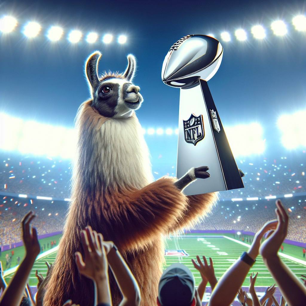 Wishing everyone a Happy Super Bowl Sunday!! At the end of the day, Llamas always win!!!

Stay tuned for upcoming announcements and updates this week. 

Yours Truly,
LARRY