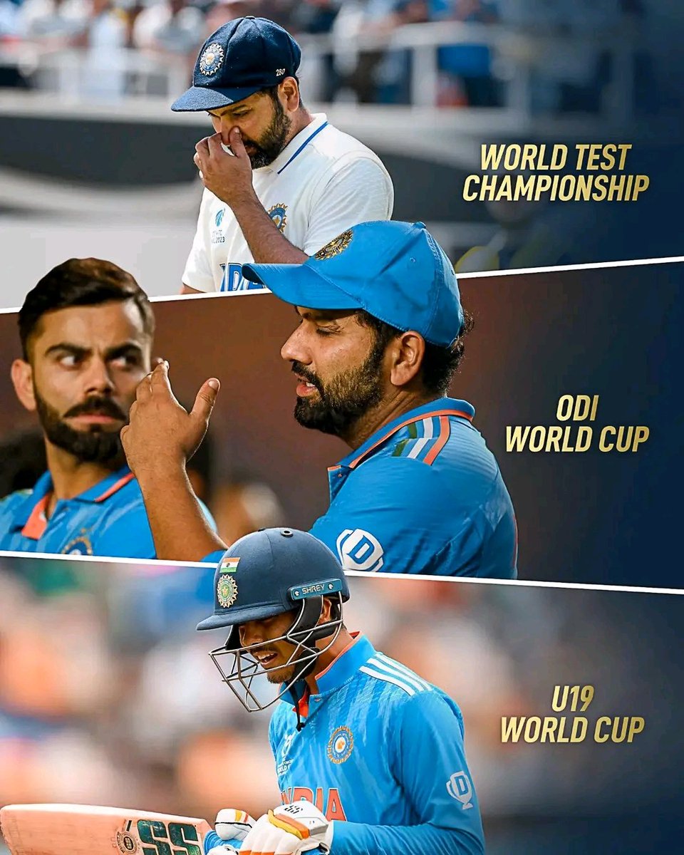 Australia break India hearts for the third final in a row 🇮🇳💔

Kesa raha Sunday 😅

#ICCU19WorldCup #AusvsInd