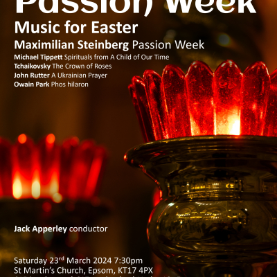 Passion Week- #ChoralConcert with @epsomchmbrchoir ow.ly/kYot30szPxf