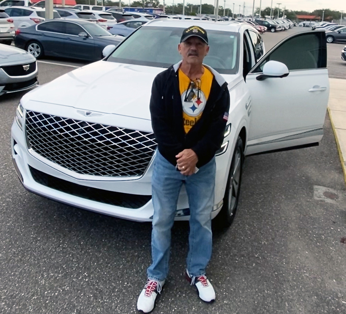 The #GenesisGV80 is a #Popular #LuxurySUV & when Gary Oliver was searching the internet for a #GreatDeal, it was #LakelandAutomall that had just what he was looking for & salesperson #TimBrester made sure buying was #Fast, #Fun & #Easy - #Congratulations Gary- we're here for you!