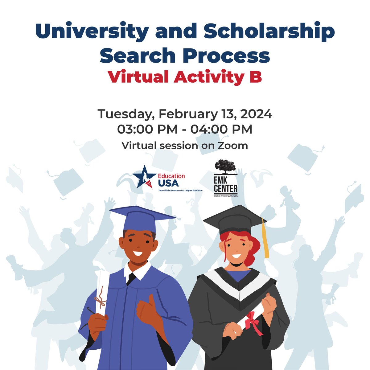 EMKCenter's tweet photo. 🚀 Navigating uni choices? Get expert tips on snagging the perfect spot &amp; scholarship! 📅 Feb 13, 3 PM BST. 🔗 https://t.co/LwPsGc4F5I ⏰ RSVP by 10 AM! #UniversityHunt #EMKCenter #StudyDreams 🎓✨ https://t.co/dpd94oSS44