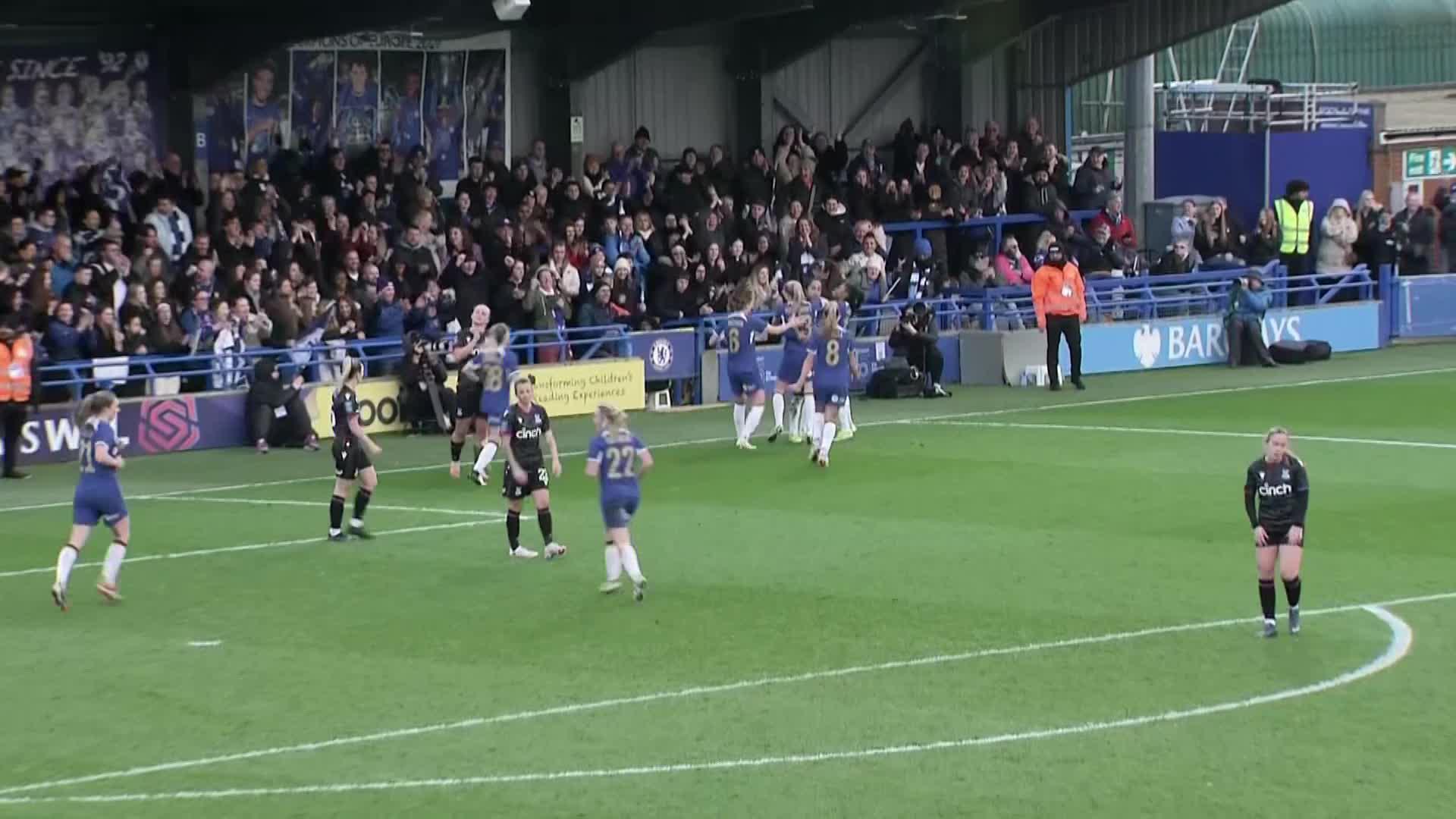 MAYRA RAMIREZ THAT IS WORLD CLASS 🤯The @ChelseaFCW star scores her first goal for the Blues with an audacious flick on her #AdobeWomensFACup debut 💙